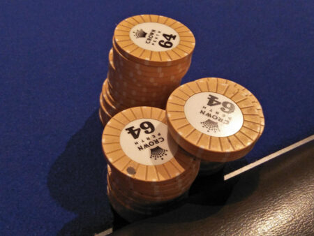 Crown Roulette Table Chips
